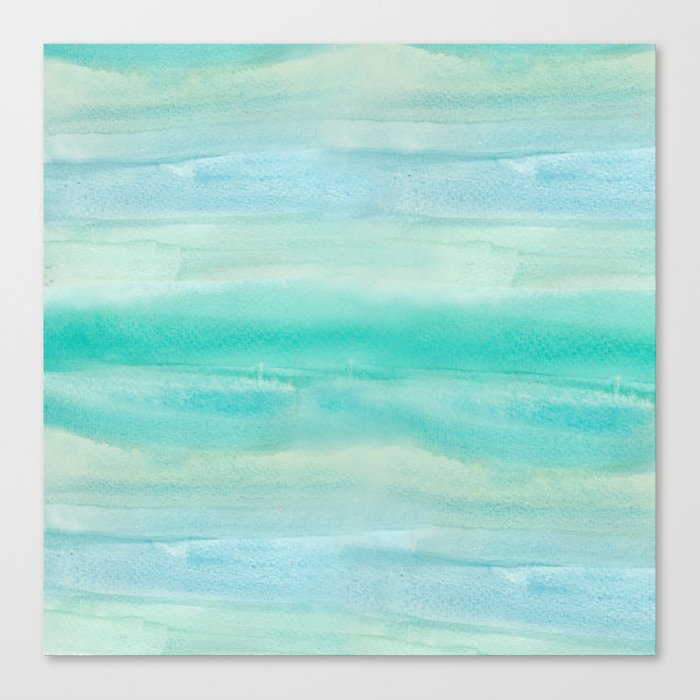 700x700 Blue Ombre Watercolor Canvas Print By Angiemakes Society6 - Watercolor Blue Ombre