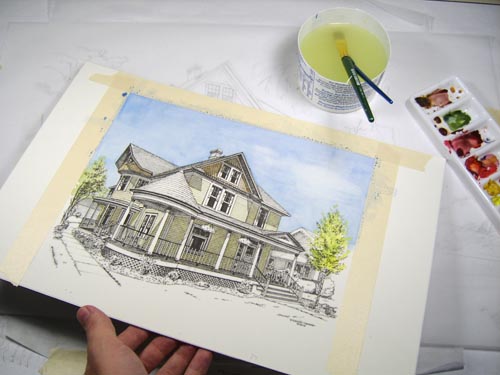 500x375 J David Thorpe - Watercolor Board