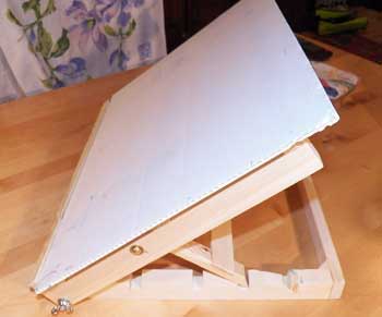 350x291 Making A Watercolour Table Easel. - Watercolor Board