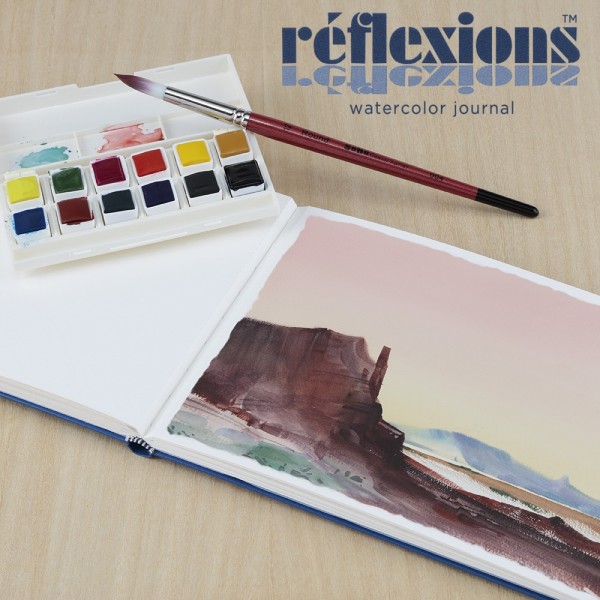 600x600 Reflexions Watercolor Notebooks - Watercolor Board