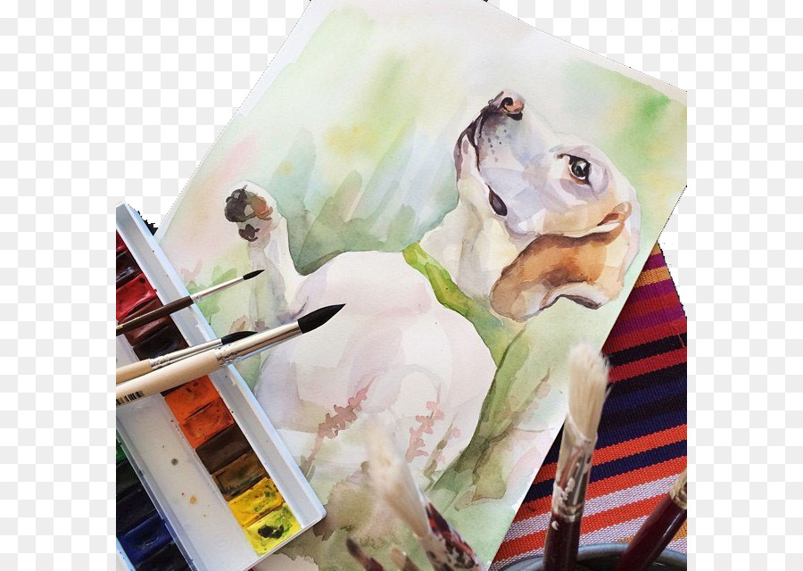 900x640 Watercolor Painting Drawing Board Paintbrush Oil Painting - Watercolor Board