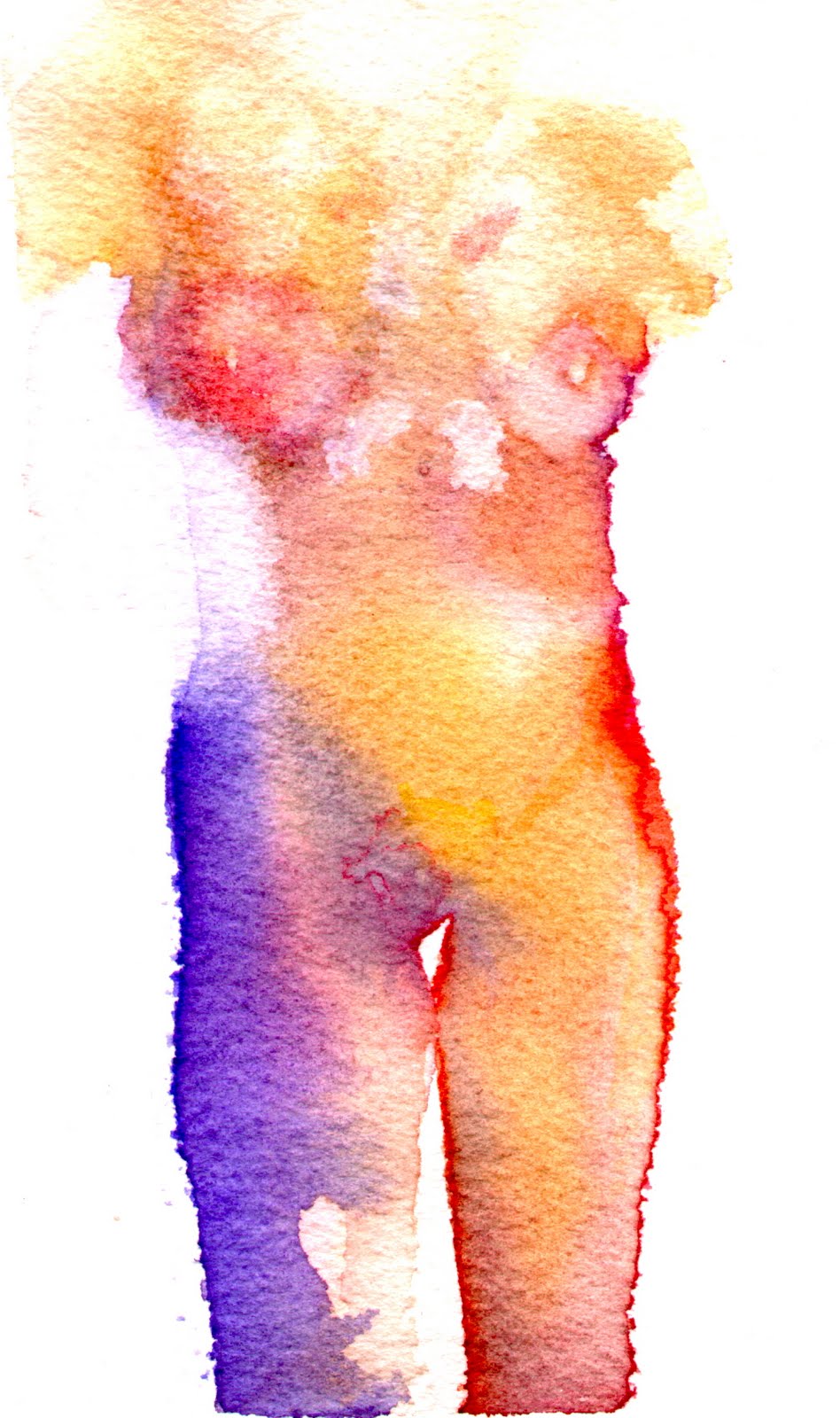 948x1600 Nova Cynthia Arts Body Of Light New Watercolor - Watercolor Body