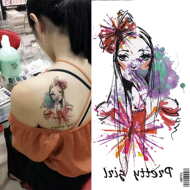 640x640 King Horse Cool Body Paint Pretty Girl Watercolor Painting - Watercolor Body Paint