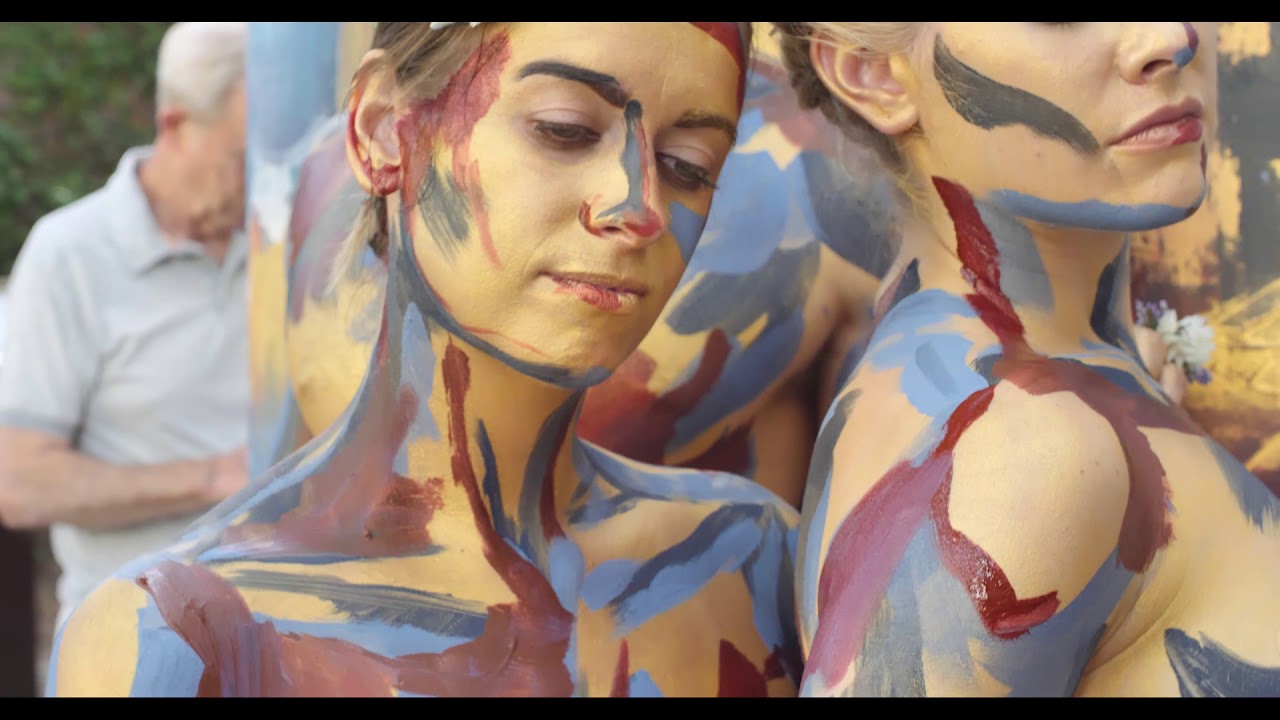1280x720 Things They Carry, Charleston Spoleto Live Body Paint Installation - Watercolor Body Paint