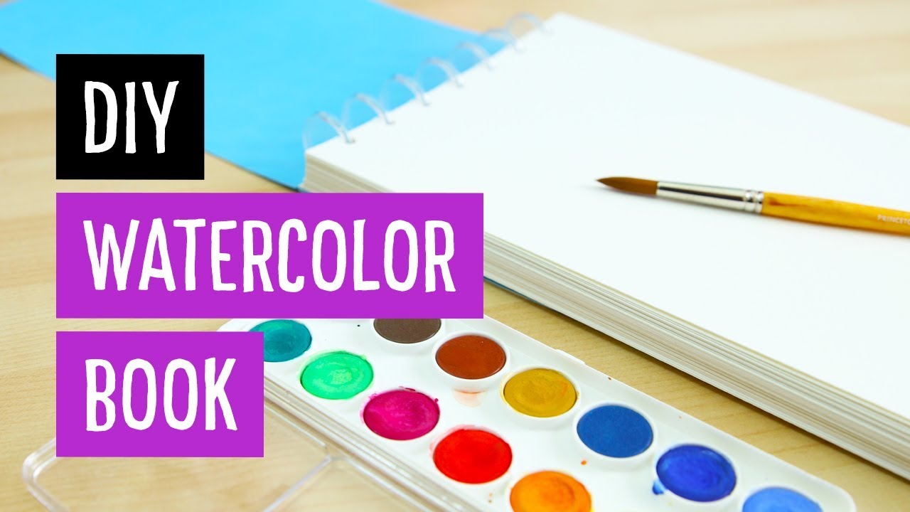 1280x720 Diy Watercolor Book Discbound Sea Lemon - Watercolor Book