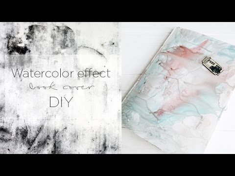 480x360 How To Create A Watercolor Book Cover Diy - Watercolor Book Cover