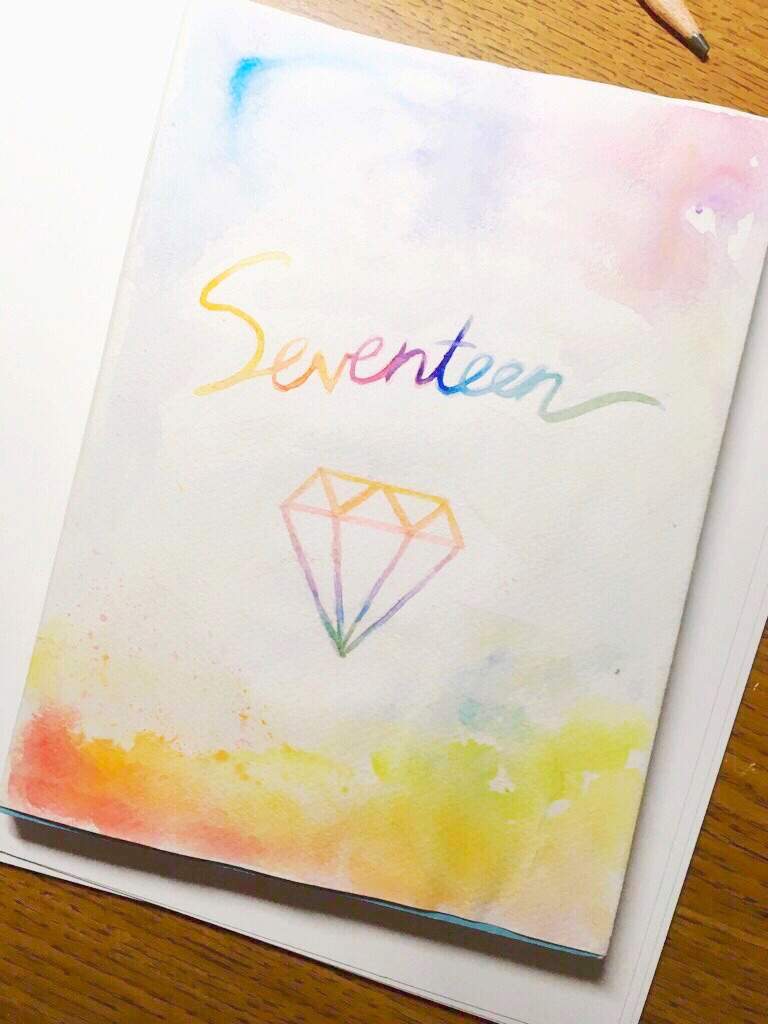 768x1024 Book Cover W Carat Amino - Watercolor Book Cover