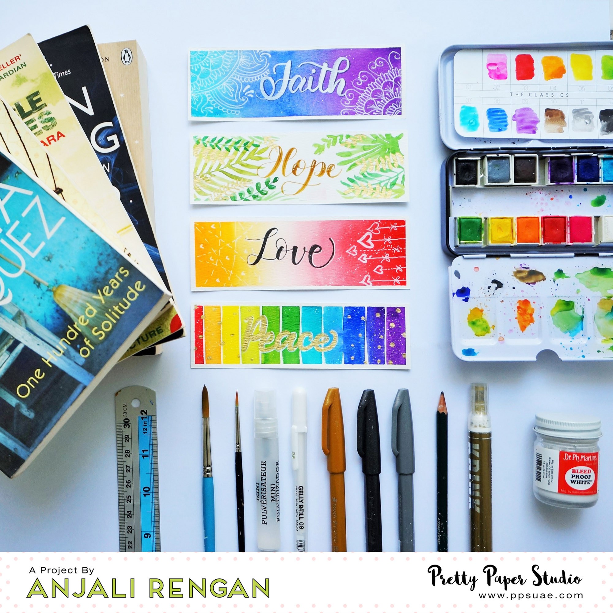 2000x2000 How To Make A Set Of Watercolor Bookmarks Photo Tutorial - Watercolor Bookmarks