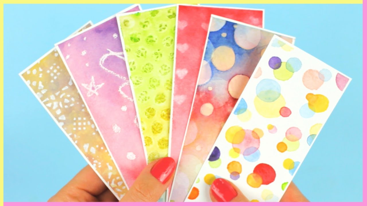 1280x720 Diy Bookmarks Amp Watercolor Techniques For Beginners Part 2 - Watercolor Bookmarks