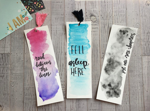 Watercolor Bookmarks At Paintingvalley Com Explore Collection Of