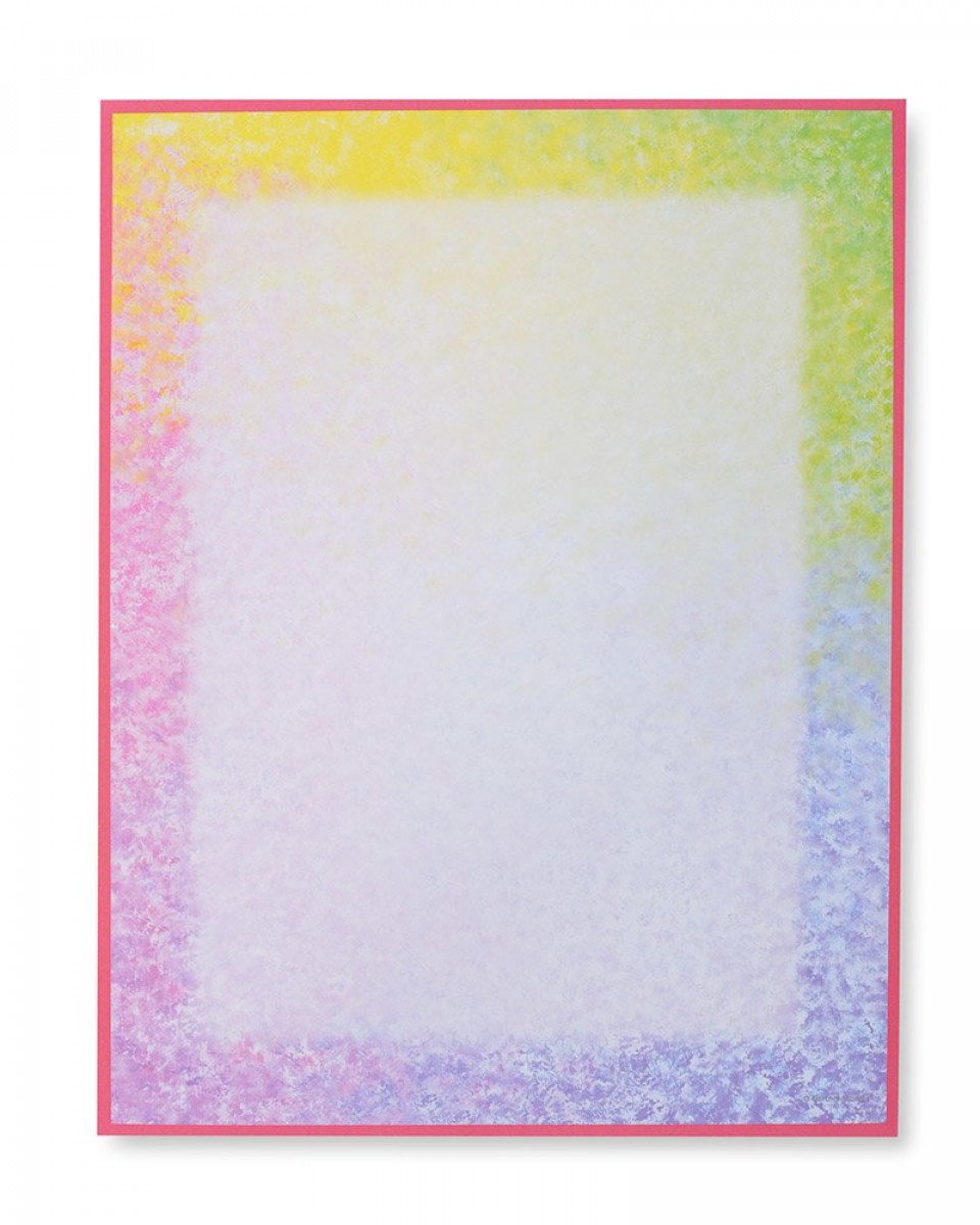 960x1200 Watercolor Border Stationery 100 Pm - Watercolor Border