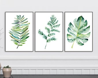 340x270 Botanical Prints Etsy - Watercolor Botanical Prints