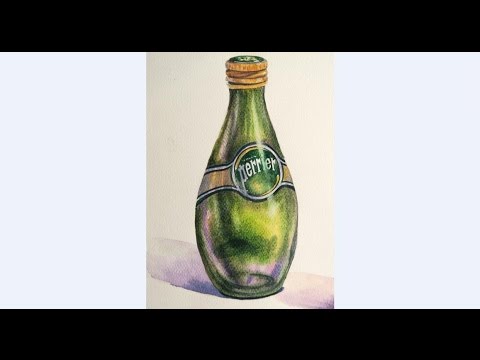 480x360 Foundation Course In Watercolor 16 - Watercolor Bottle