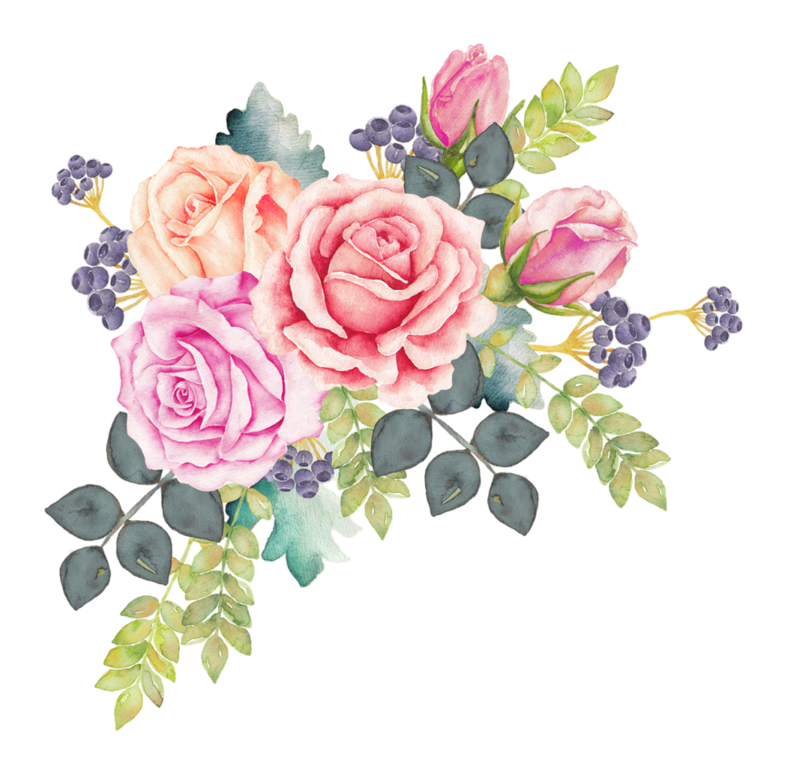 800x771 15 Watercolor Bouquet Png For Free Download On Mbtskoudsalg - Watercolor Bouquet