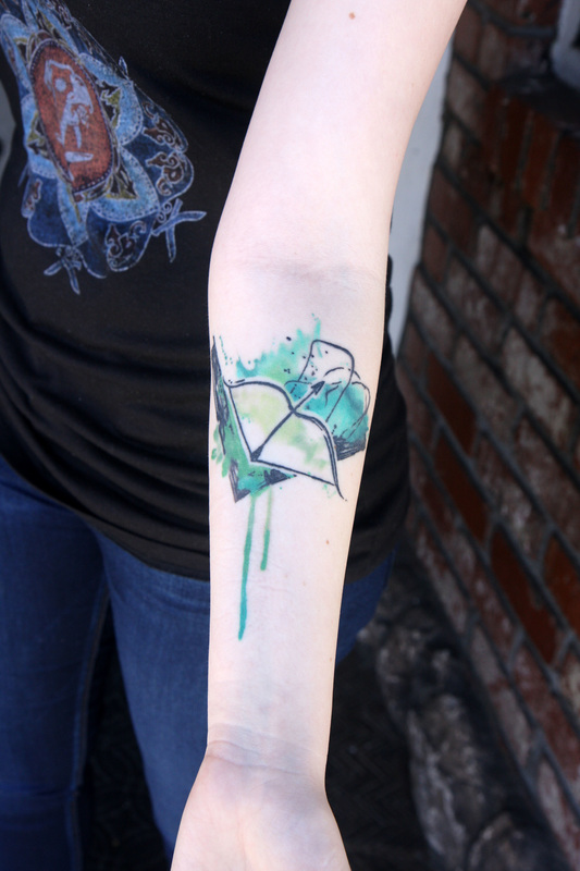 533x800 Deanna Wardin Tattoos - Watercolor Bow Tattoo