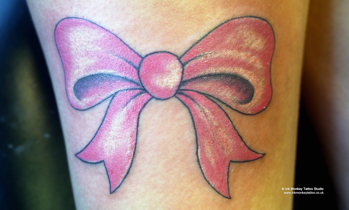 1200x725 Tattoo Gallery Ink Monkey Tattoo Studio - Watercolor Bow Tattoo