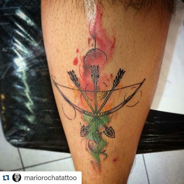 640x640 Watercolor Bow And Arrow Tattoo Venice Tattoo Art Designs - Watercolor Bow Tattoo