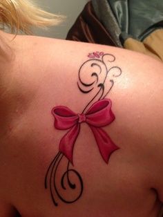 236x314 Bow Tattoos Watercolor - Watercolor Bow Tattoo