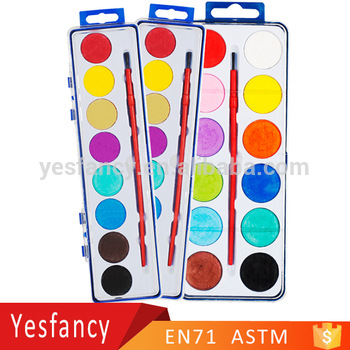 350x350 Hot Selling 12 Colors Water Based Paint Watercolor Paint Box - Watercolor Box