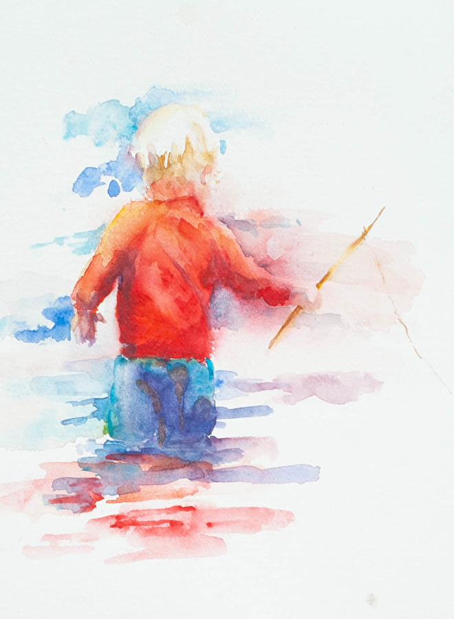 660x900 Sue Churchgrant - Watercolor Boy