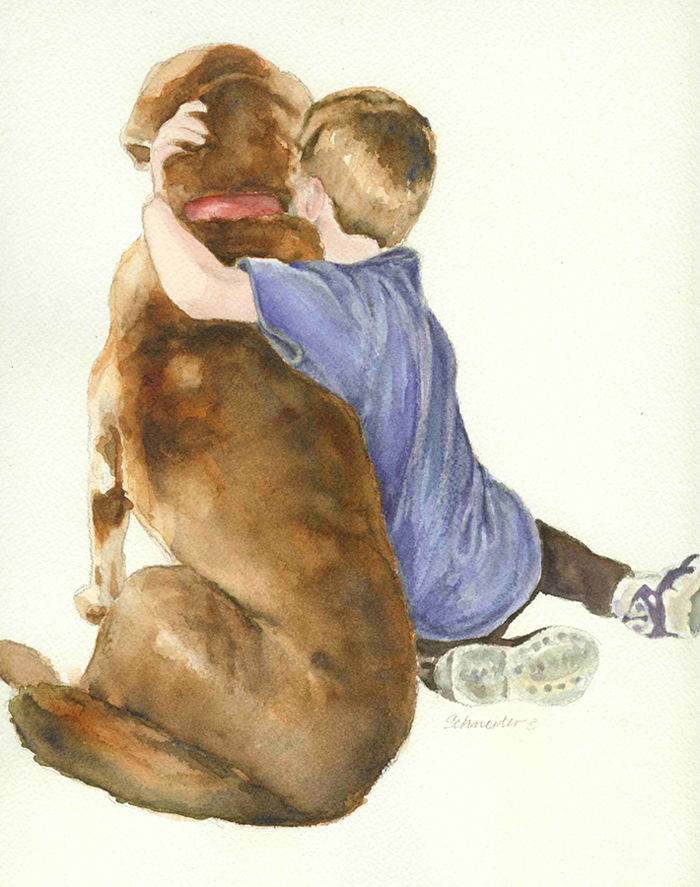 700x887 Watercolor Linda - Watercolor Boy