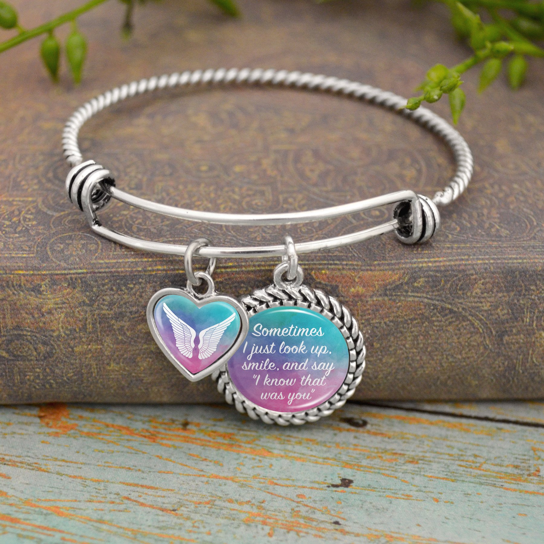 1800x1800 I Know That Was You Watercolor Charm Bracelet - Watercolor Bracelet
