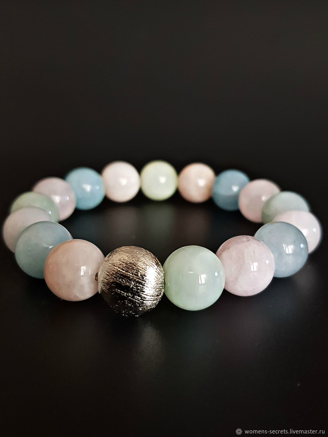 1125x1500 Bracelet Watercolor Natural Beryl Shop Online On Livemaster - Watercolor Bracelet