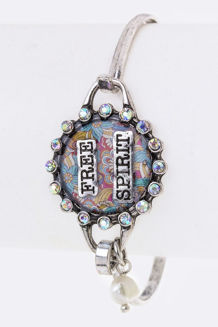 750x1125 Free Spirit Watercolor Bracelet (Multiple Colors) Aspen Lace - Watercolor Bracelet