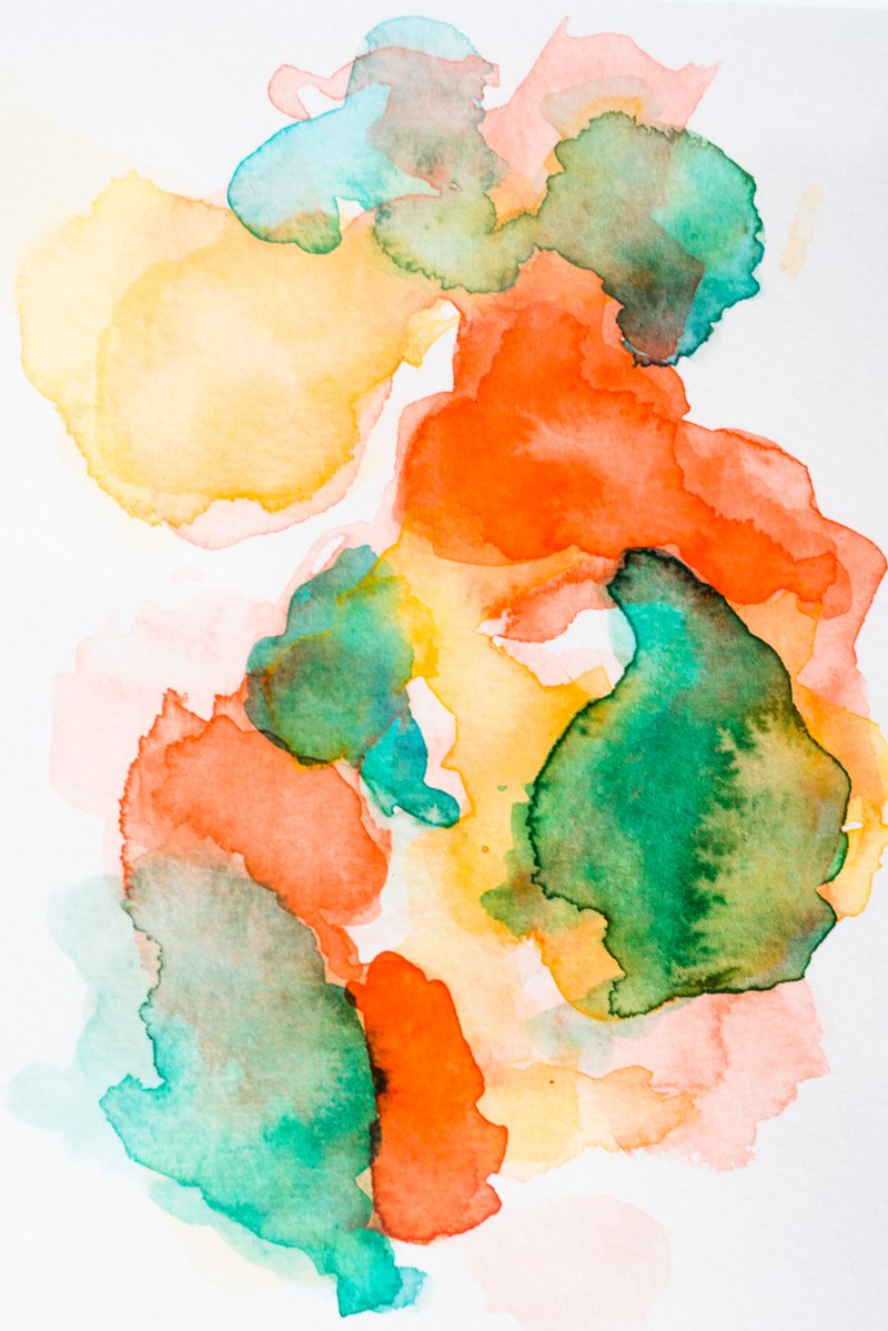 800x1199 Original Love On The Brain - Watercolor Brain