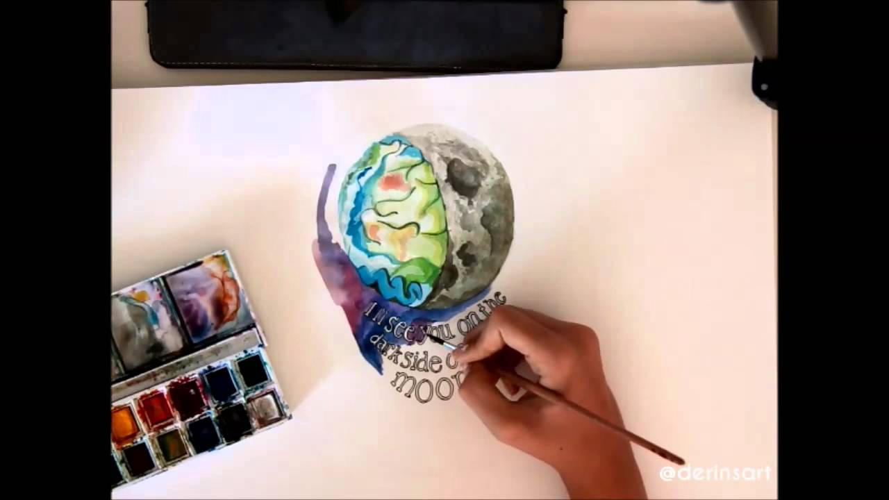 1280x720 Pink Floyd - Watercolor Brain