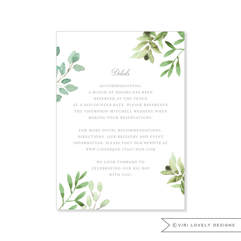 1000x1000 Viri Lovely Designs Custom Wedding Invitations Event - Watercolor Branches