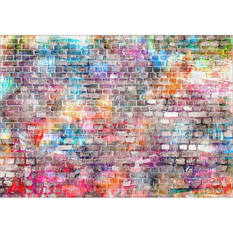 800x800 Allenjoy Photography Studio Funds Graffiti Brick Wall Colorful - Watercolor Brick Wall