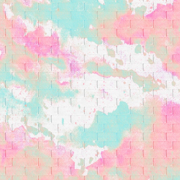 615x615 White Brick Wall Watercolor 1 Free Stock Photo - Watercolor Brick Wall