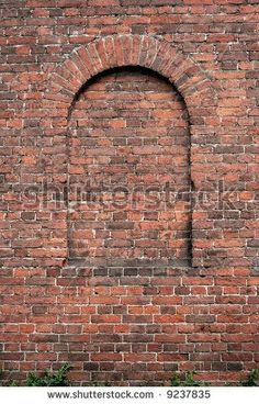 236x368 Brick Wall In Brown Shades, Watercolor Painting Postcard Work - Watercolor Brick Wall