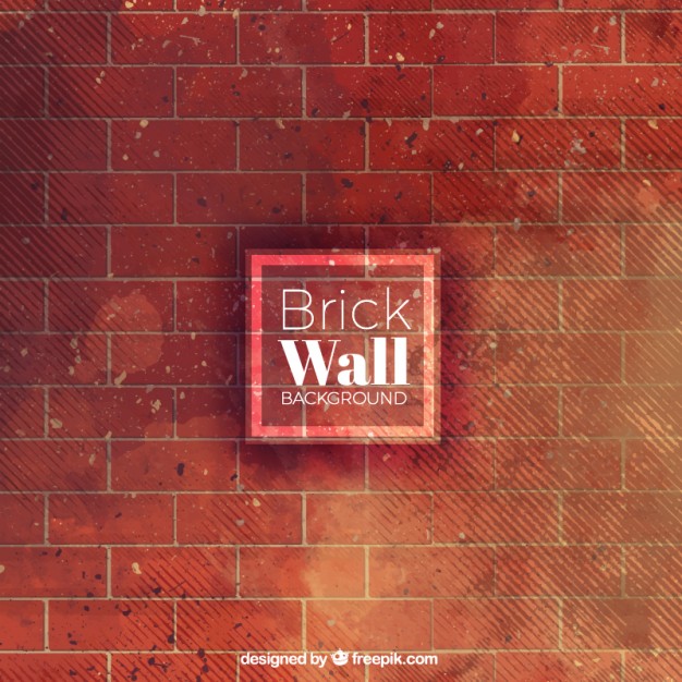 626x626 Red Brick Vectors, Photos And Psd Files Free Download - Watercolor Bricks