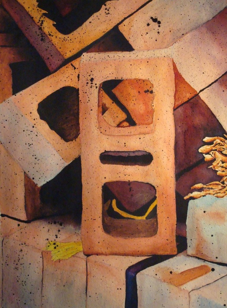 767x1041 Watercolor Bricks 2 By Brickchick12 - Watercolor Bricks