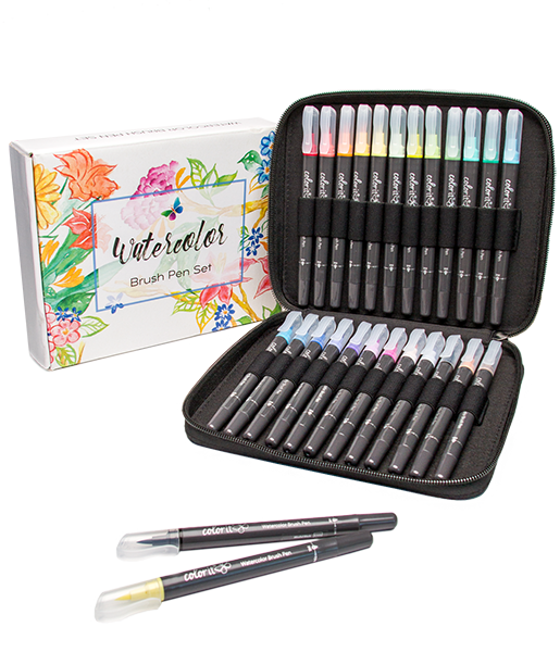 515x600 Refillable Watercolor Brush Pens - Watercolor Brush
