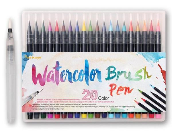 600x475 Watercolor Brush Pens - Watercolor Brush