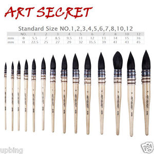 300x300 Art Secret Squirrel Round Pointed Watercolor Brush Artist Painting - Watercolor Brush