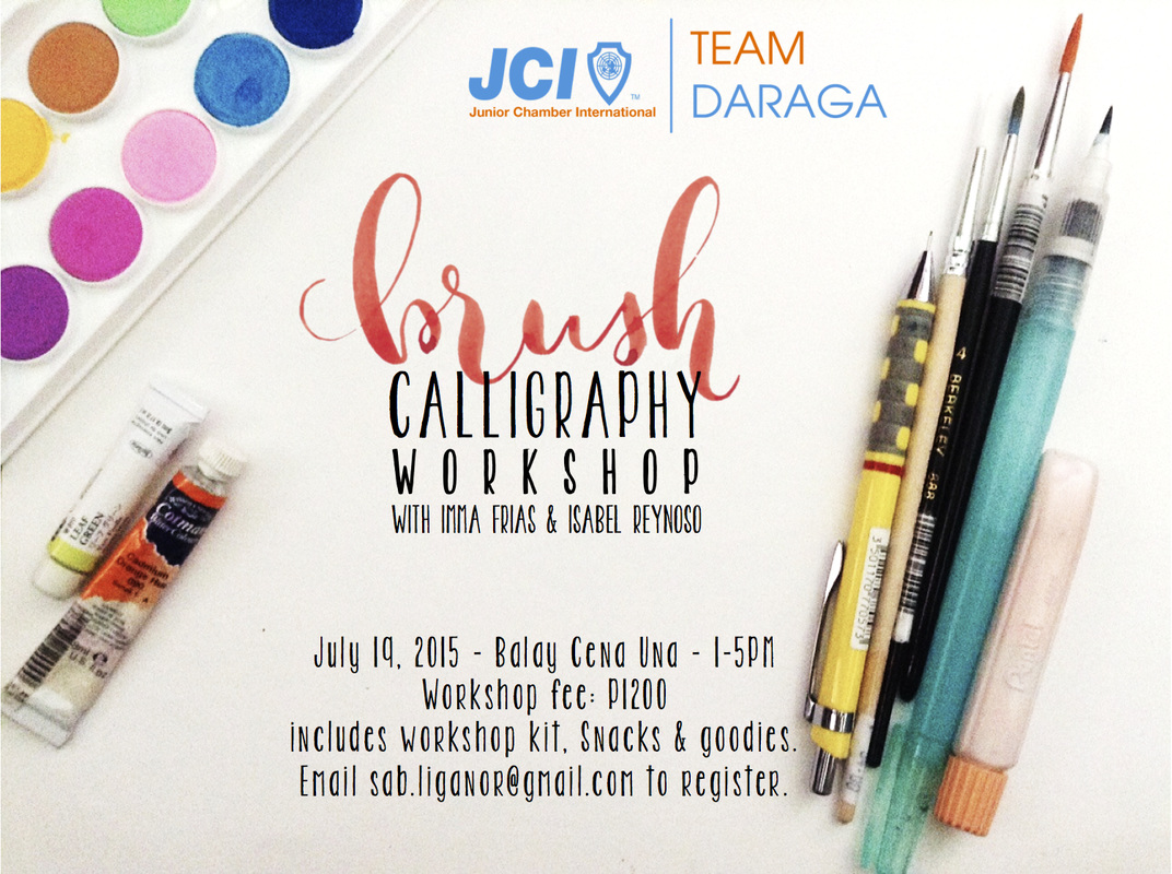 1072x800 The Most Awesome Brush Calligraphy Workshop So Far ) - Watercolor Brush Calligraphy