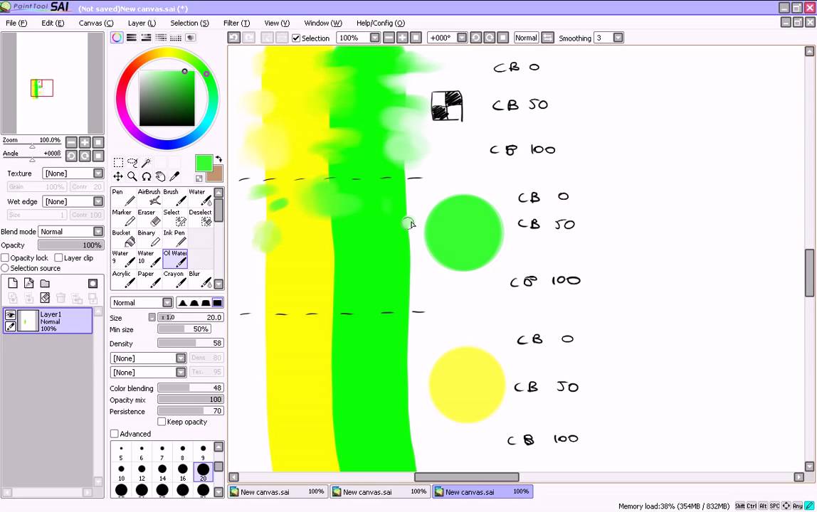 1148x720 Paint Tool Sai Ol Water Brush Tutorial - Watercolor Brush Paint Tool Sai
