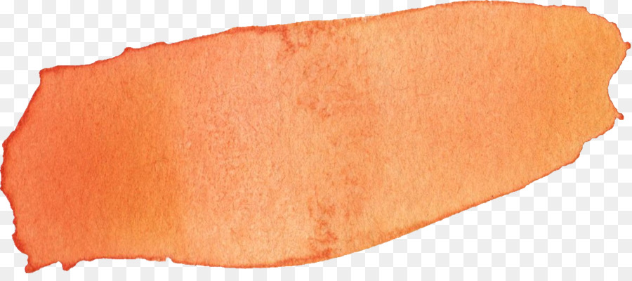 900x400 Peach - Watercolor Brush Png