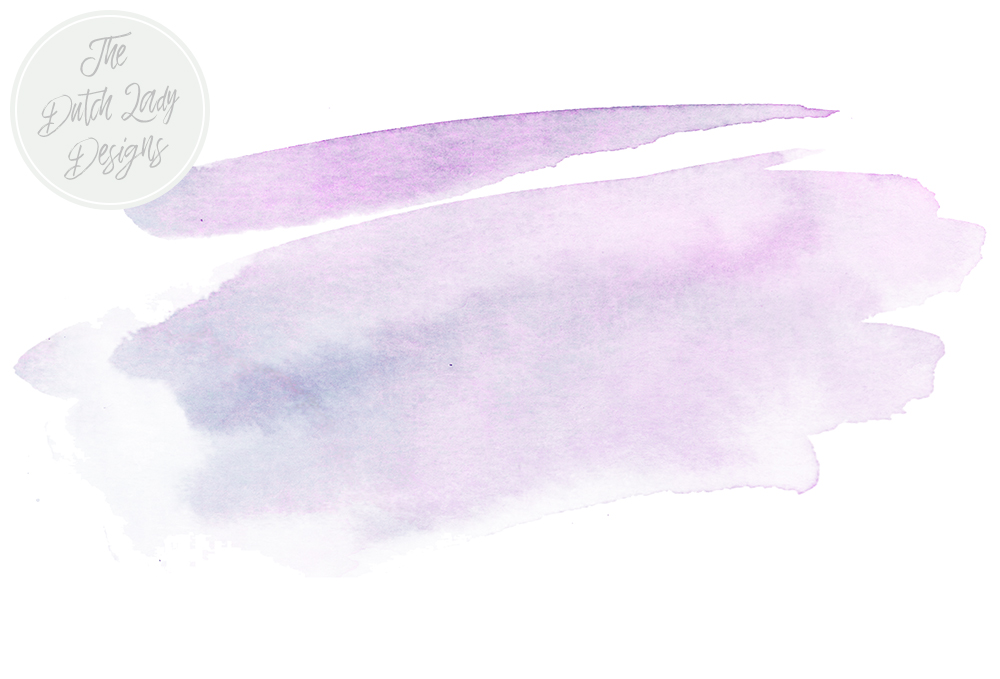 1000x679 Purple Amp Blue Watercolor Brush Stroke Clipart By The Dutch Lady - Watercolor Brush Png
