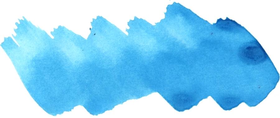900x380 Blue Paint Brush Lovegist.club - Watercolor Brush Png