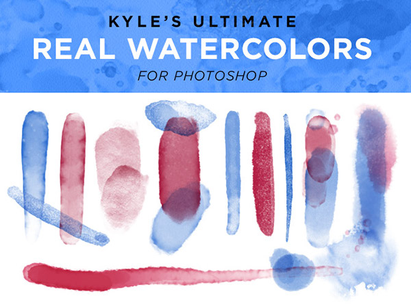 600x448 Real Watercolor Brushes For Photoshop! On Behance - Watercolor Brush Ps