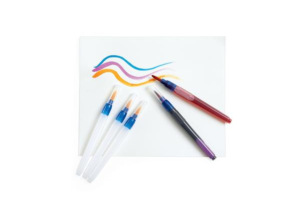 580x393 Aqua Watercolor Brushes - Watercolor Brush Set For Beginners