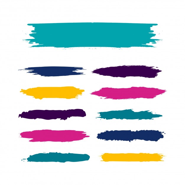 626x626 Watercolor Brush Set Vector Free Download - Watercolor Brush Set For Beginners