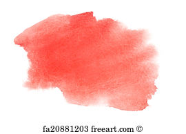 270x194 Free Art Print Of Red Watercolor Brush Strokes. Red Watercolor - Watercolor Brush Strokes
