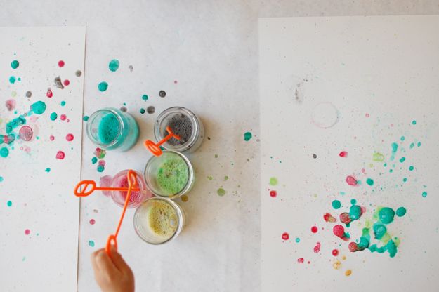 625x416 Diy Watercolor Bubble Art Cakies Watercolour - Watercolor Bubble Art