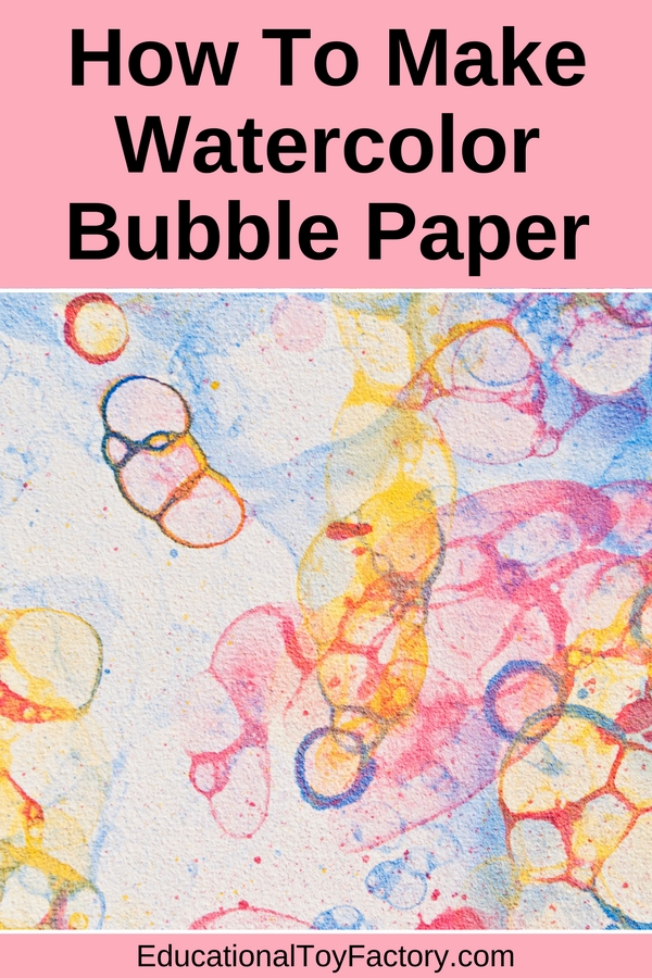 600x900 How To Make Bubble Paper - Watercolor Bubble Art